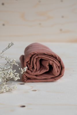 Lakan Crinkle EKO Terracotta