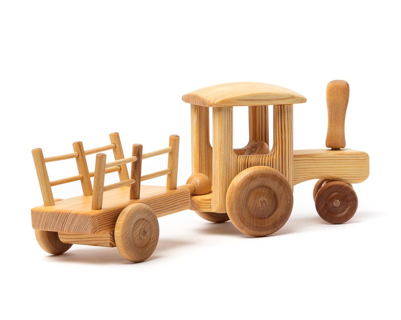 Stor traktor med vagn, Debresk