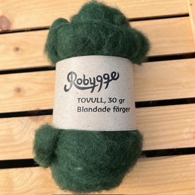 Tovull ROBYGGE 30 gr SKOGSGRÖN