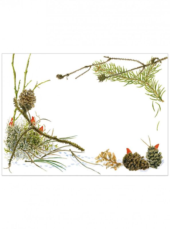 Julkort god jul 11x15 cm, Maj Fagerberg