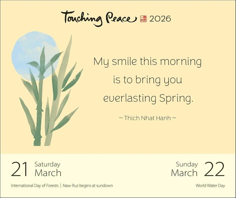 Kalender Day-to-Day, Thich Nhat Hanh