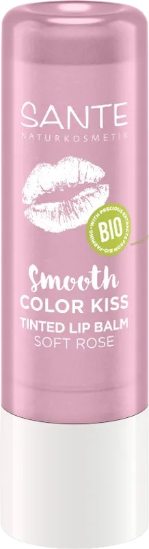 Smooth Color Kiss Tinted Lip Balm, Soft Rose