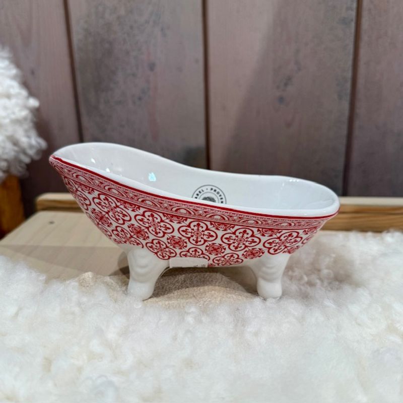 Tvålfat Badkar Mosaik RÖD