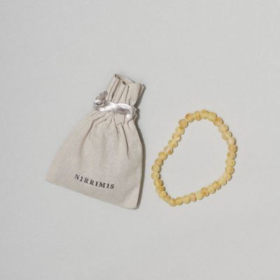 Bärnstensarmband Raw Honey Vuxen 18 cm
