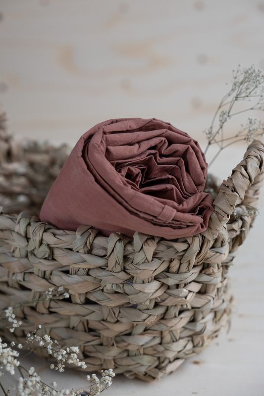 Lakan Crinkle EKO Terracotta