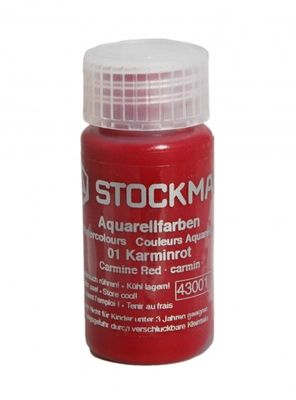 Akvarell Karminröd 20ml