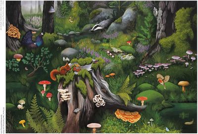 Pussel 1000 bitar Deep in the Forest, Anna Stead