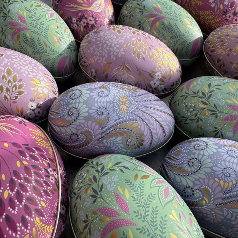 Plåtägg Minihänge