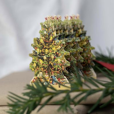 Pappersrader Julgran MINI