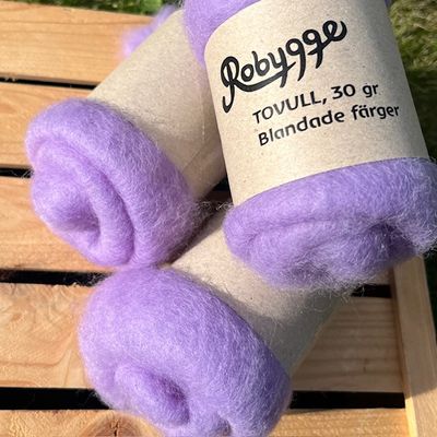 Tovull ROBYGGE 30 gr LILA