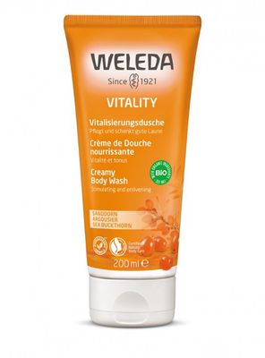 Sea Buckthorn Creamy Body Wash 200 ml, Weleda