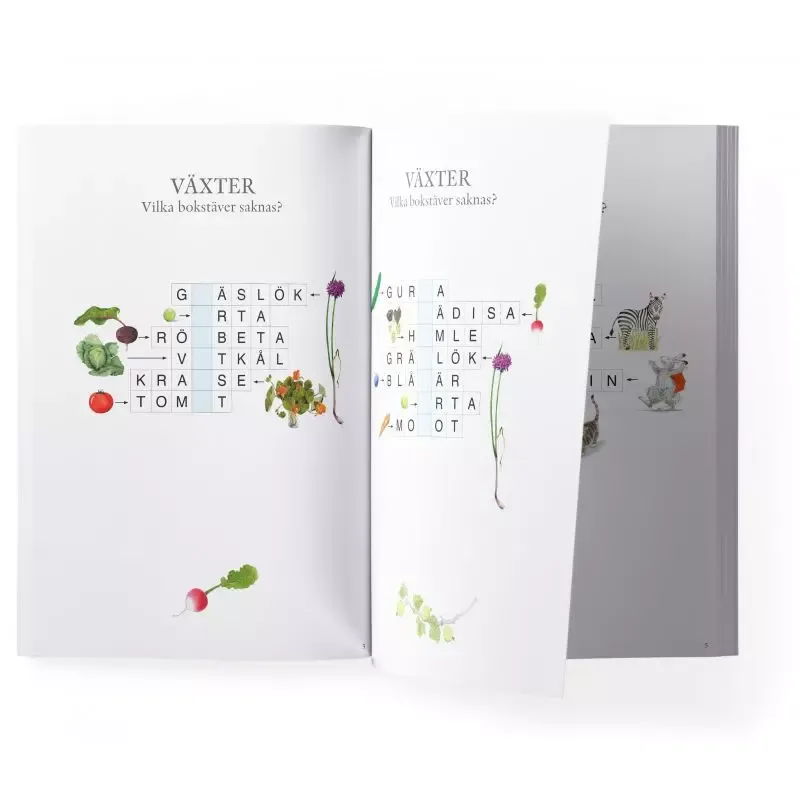 Pysselbok - Maja löser korsord