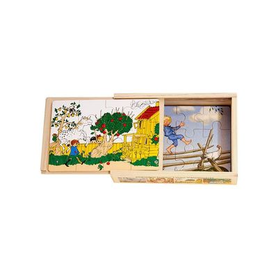 Astrid Lindgren 4x träpussel