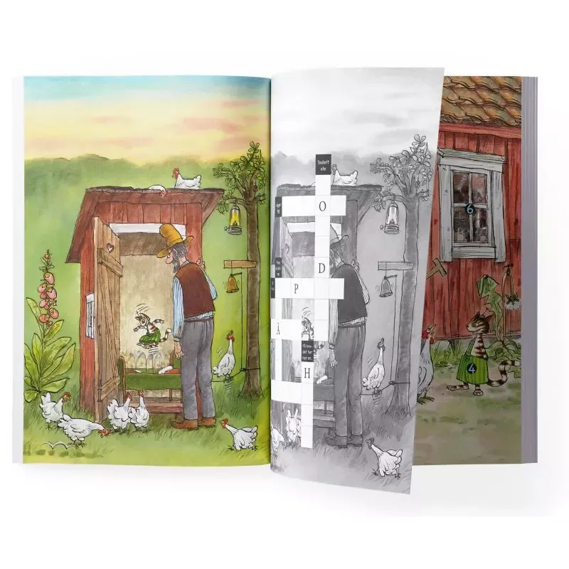 Pysselbok - Pettson och Findus löser korsord