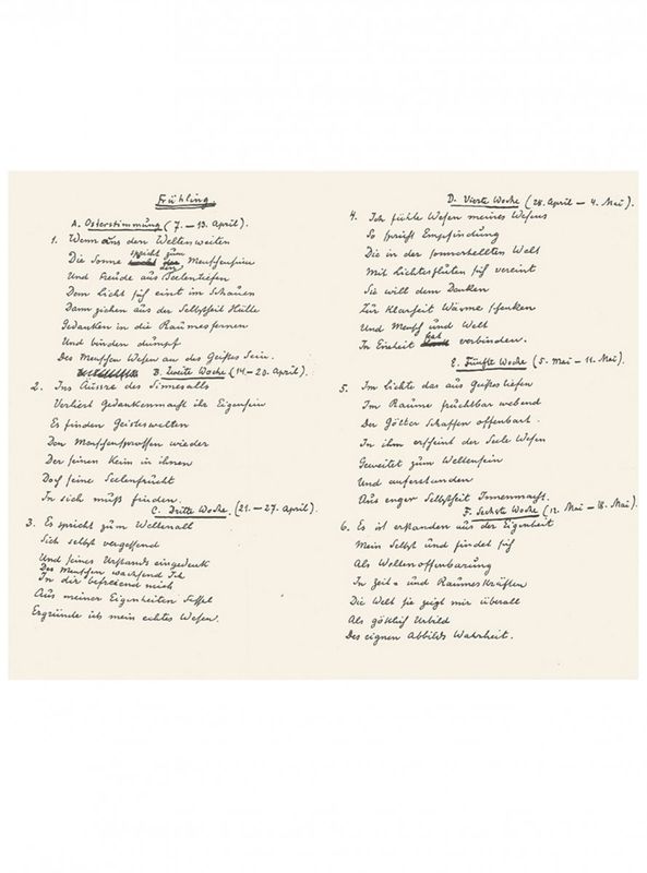 Själskalender, Rudolf Steiner