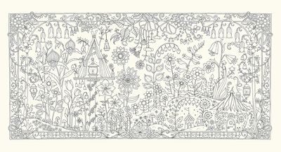 Målarbok World of Flowers