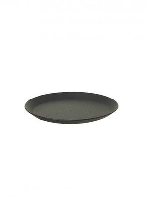 Ljusstake fat SVART 105x25mm Platt