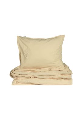 Påslakanset Crinkle EKO Solgul