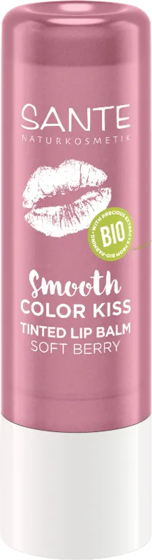 Smooth Color Kiss Tinted Lip Balm, Soft Berry