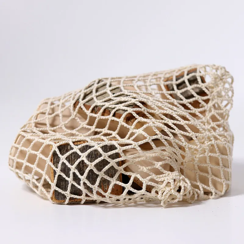 Byggklossar 15 st natur med bark