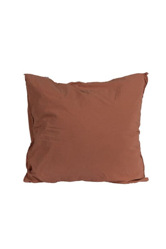 Örngott Crinkle EKO Terracotta