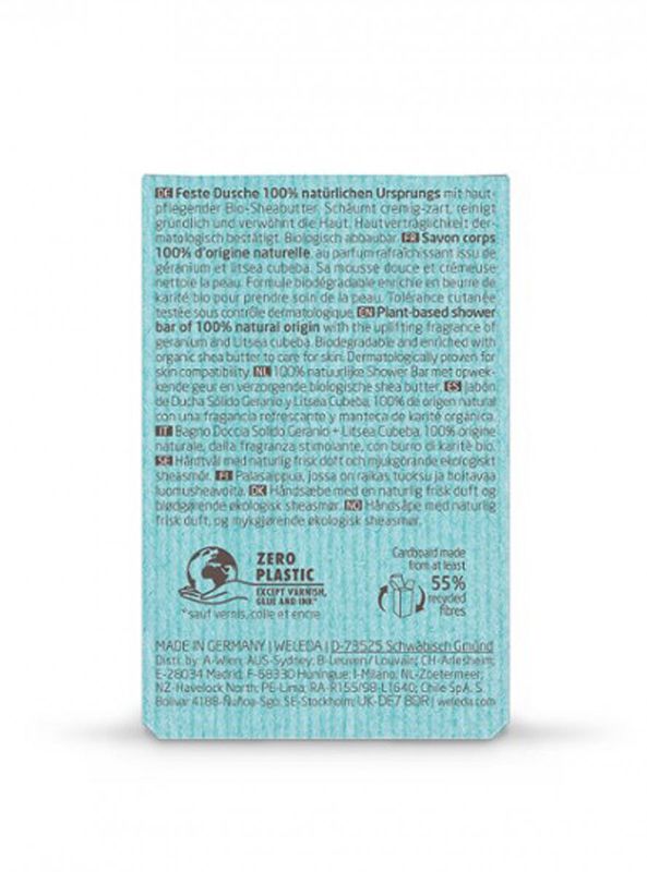 Shower Bar Geranium + Litsea Cubeba 75g