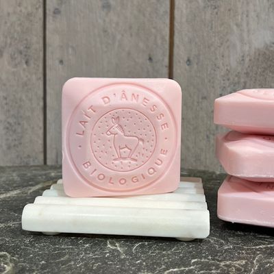 Tvål Åsnemjölk EKO - Ros