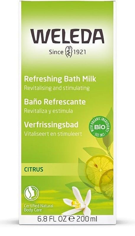 Citrus Refreshing Bath Milk 200 ml, Weleda