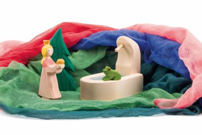 Lektyg i bomull färg fairy tales