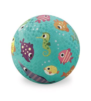 Boll i naturgummi- Fiskar