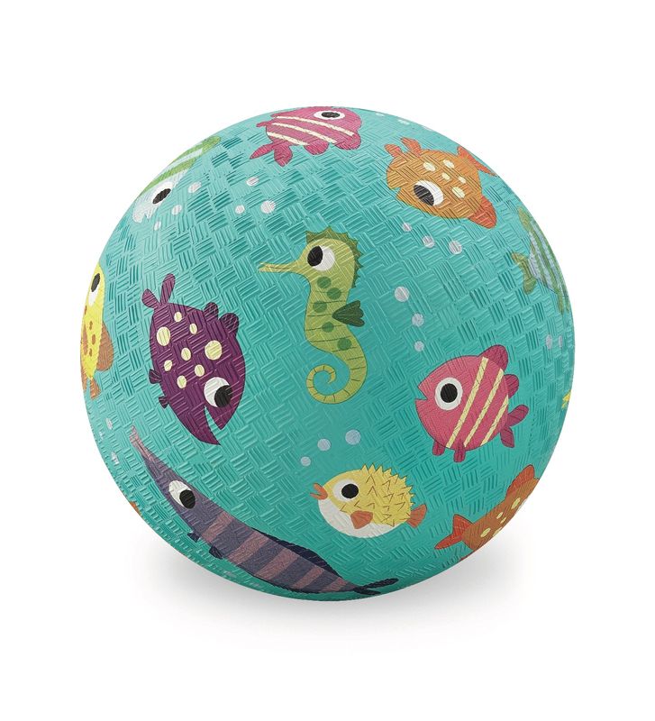 Boll i naturgummi- Fiskar