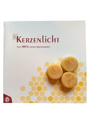 Värmeljus 100% bivax 25-pack NATUR