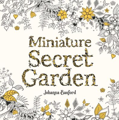 Miniatyr Secret Garden - Målarbok