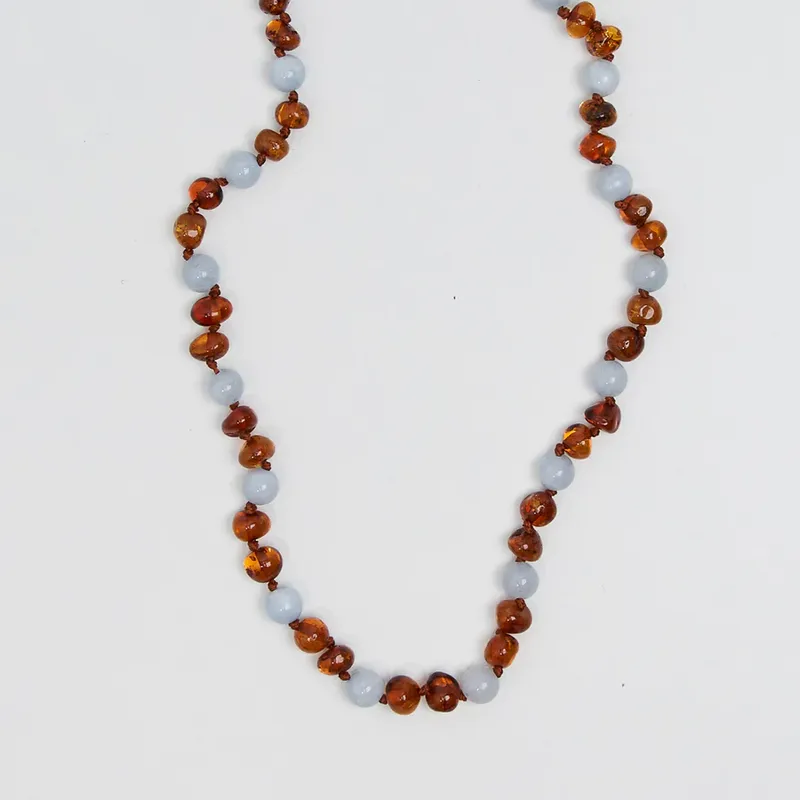 Bärnstenshalsband REGN