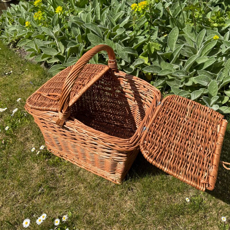 Picknick korg med lock