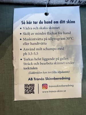 Lammskinn Grå- Tvättbart