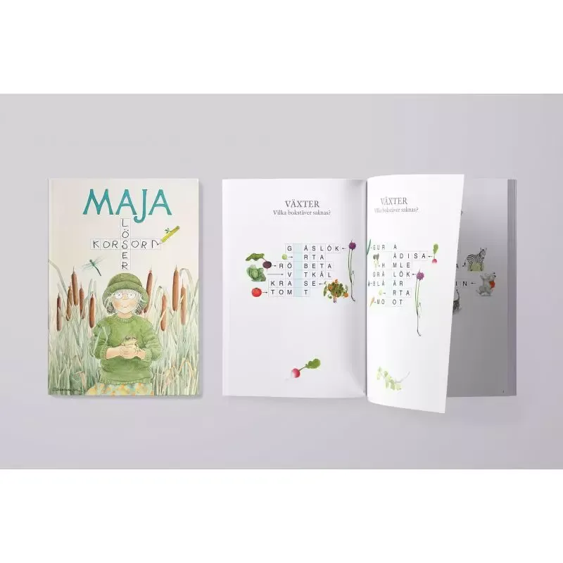 Pysselbok - Maja löser korsord