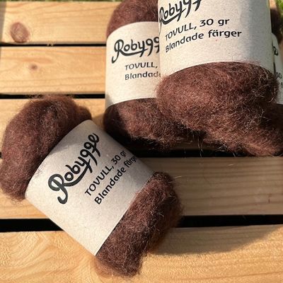 Tovull ROBYGGE 30 gr CHOKLADBRUN