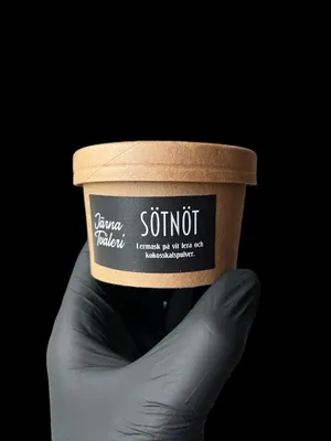 Lermask Sötnöt Eko