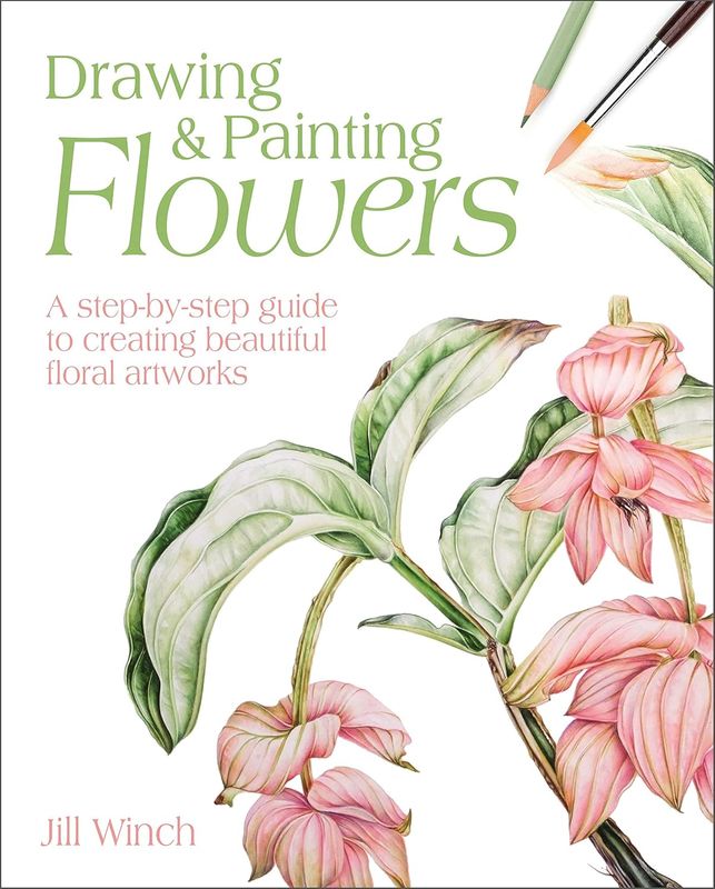 Drawing & Painting Flowers- Målningsguide