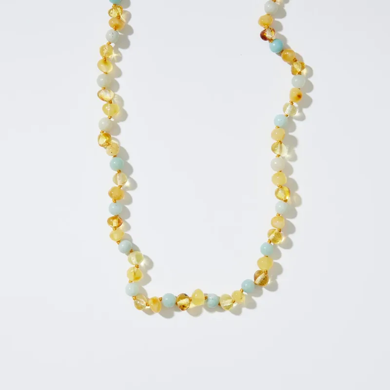 Bärnstenshalsband UMA 45 cm