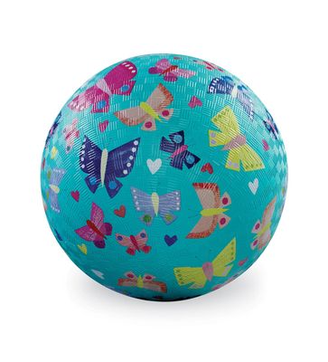 Boll i naturgummi- Fjärilar