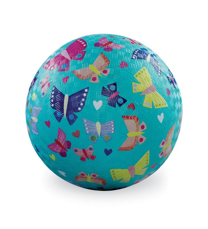 Boll i naturgummi- Fjärilar