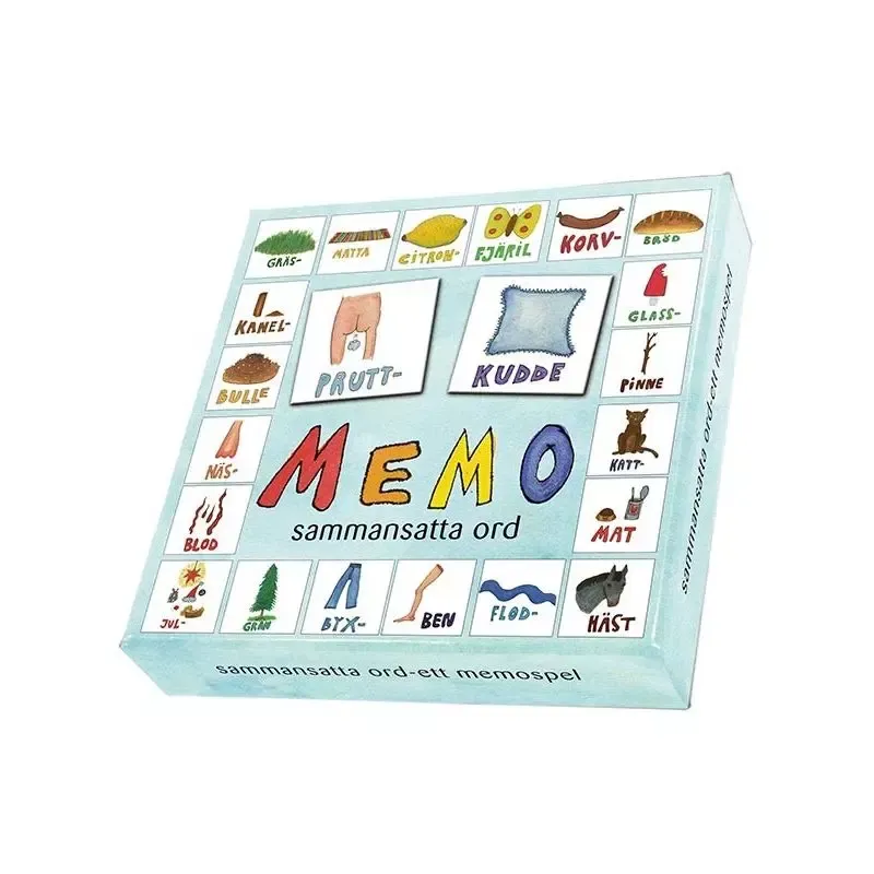 Prutt-kudde memo-Sammansatta ord