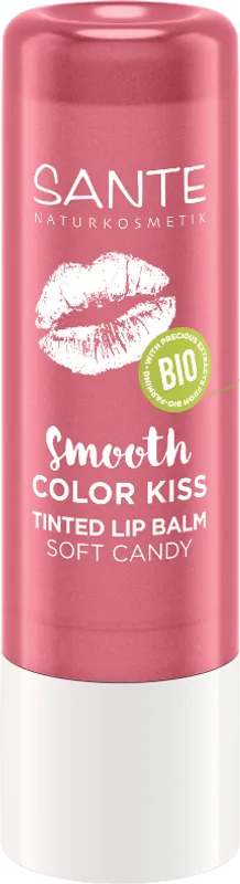 Smooth Color Kiss Tinted Lip Balm, Soft Candy