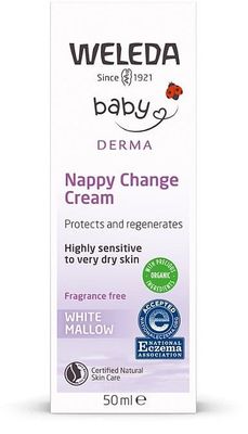 White Mallow Nappy Change Cream 50 ml, Weleda