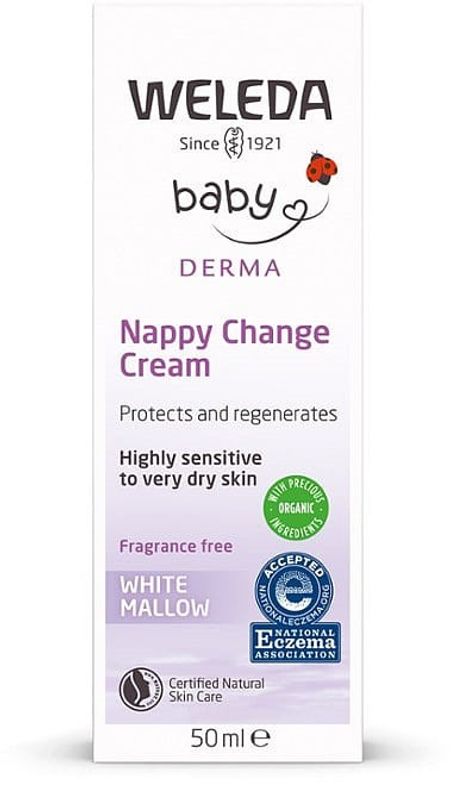 White Mallow Nappy Change Cream 50 ml, Weleda