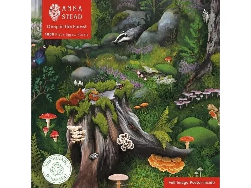 Pussel 1000 bitar Deep in the Forest, Anna Stead