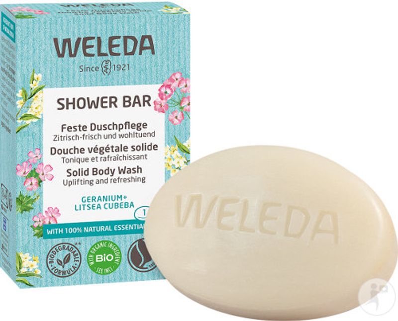 Shower Bar Geranium + Litsea Cubeba, 75 g