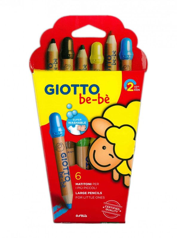 Giotto be-be färgpennor 6st/fp
